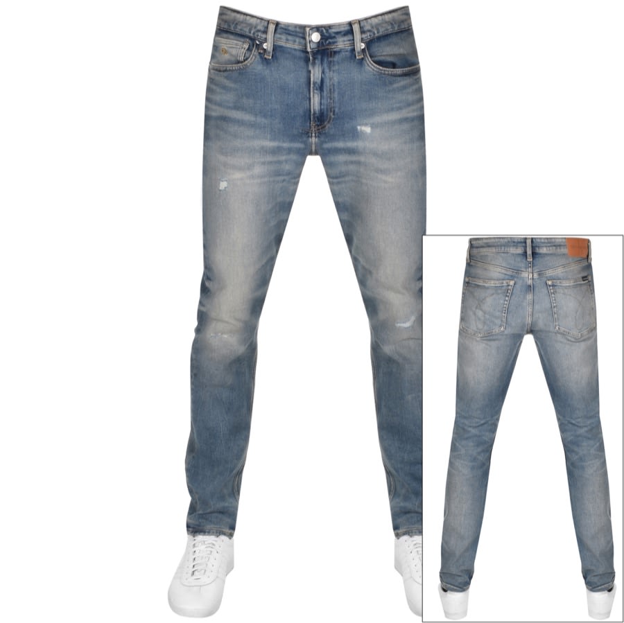 Alternative Image for ProductCalvin Klein Jeans Slim Taper Jeans Blue1